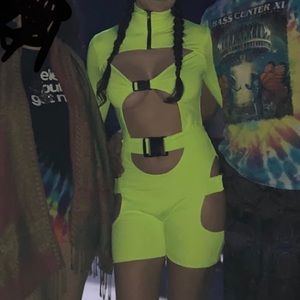 Neon yellow / green bodysuit